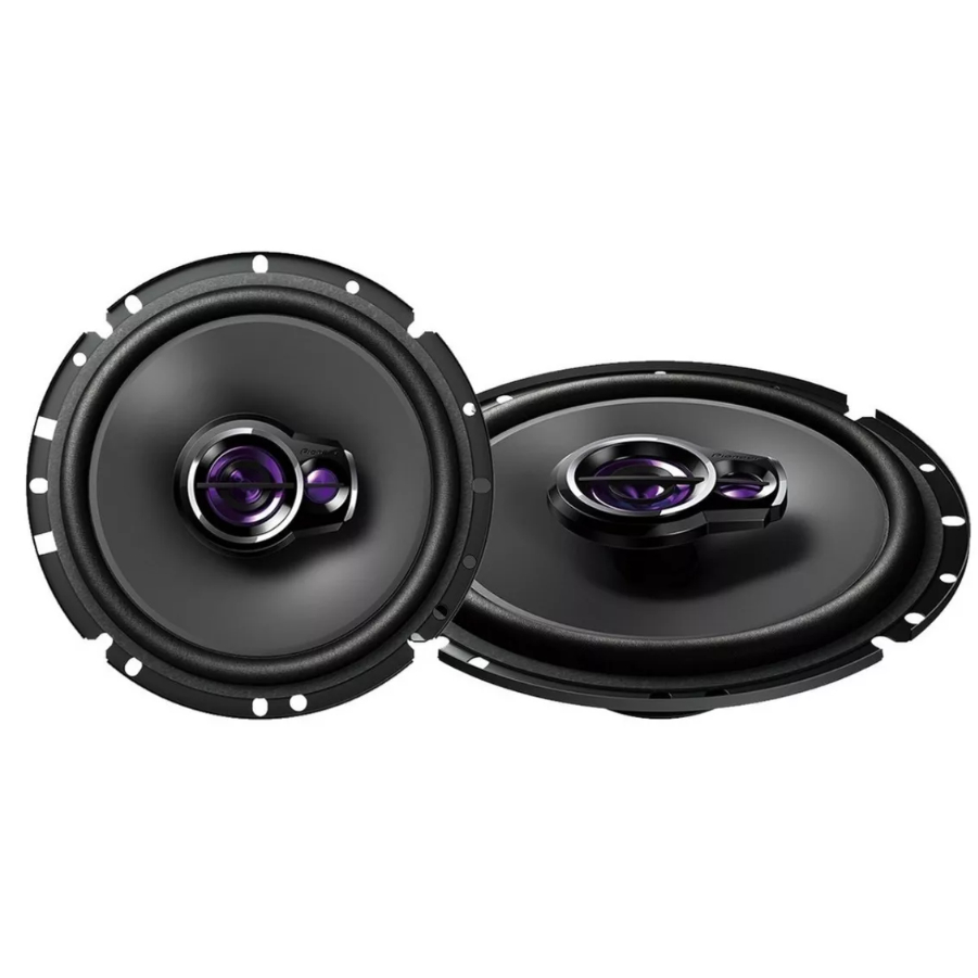 Par Alto Falante Pioneer 5 Ou 6 Polegadas 100w Triaxial Ts1760br Ts1360br Falantes de Porta Carro Caminhao Onibus
