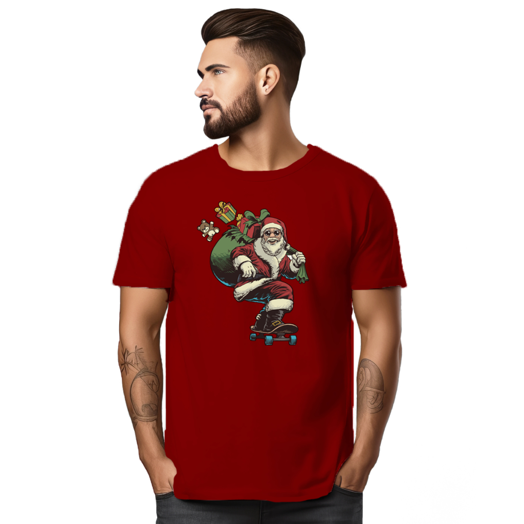 Blusa Camisa Camiseta Natal Papai Noel Festa Confraternização Merry Christmas Unisex 03
