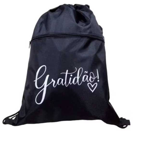 MOCHILA SACO SPORTIVA PORTA CHUTEIRAS GRATIDÃO -SACOTILA