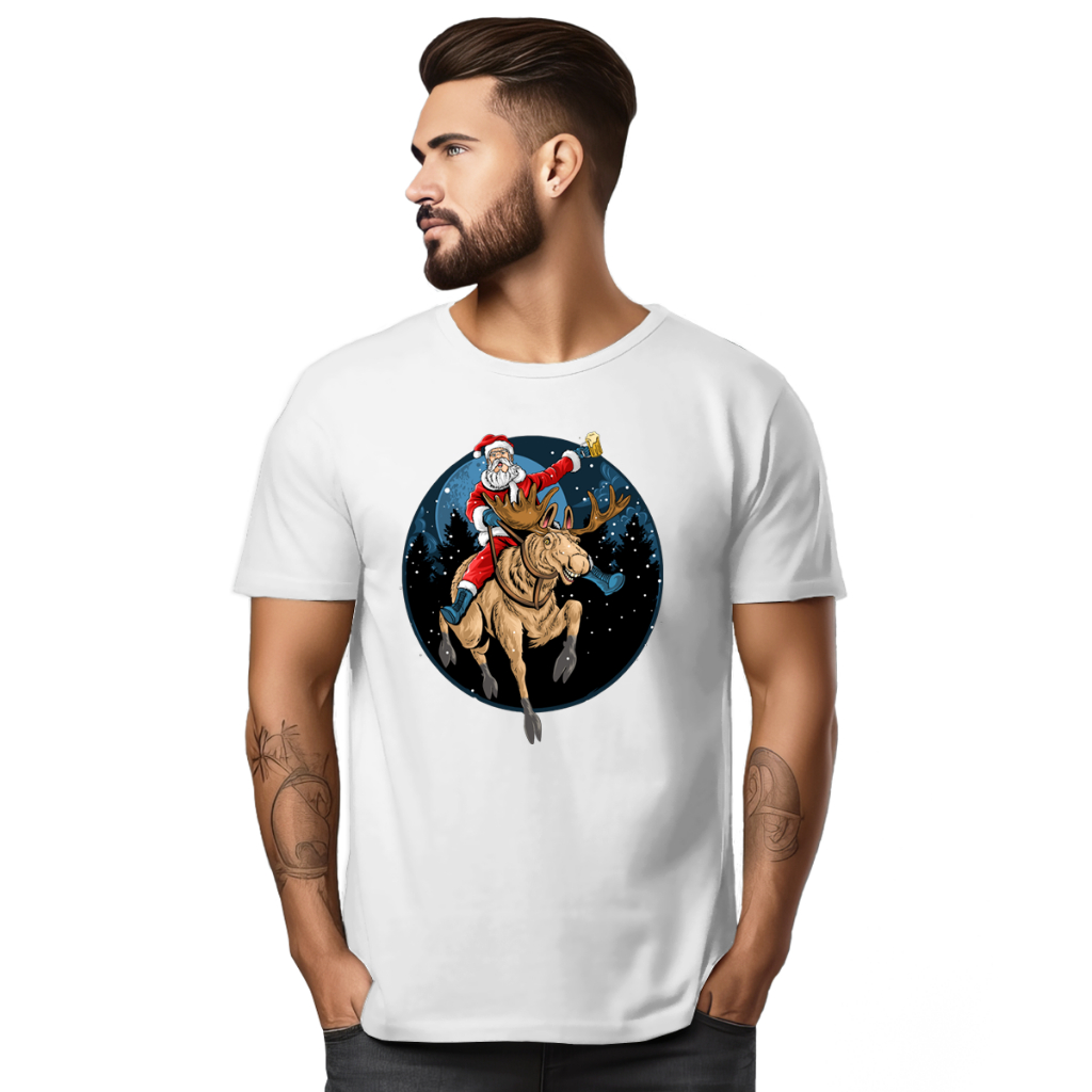 Blusa Camisa Camiseta Natal Papai Noel Festa Confraternização Merry Christmas Unisex 04