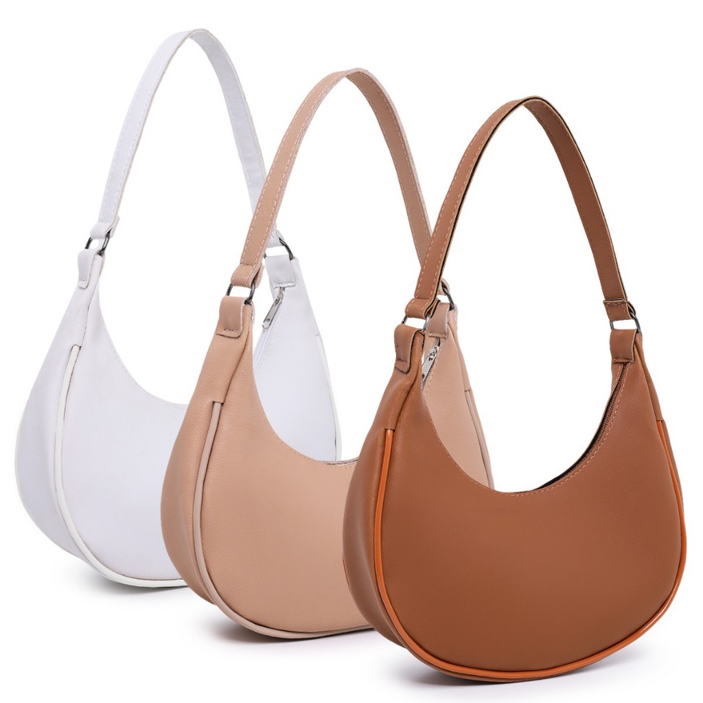 KIT 3 BOLSA FEMININA DE OMBRO BOLSA FEMININA DE MÃO MEIA LUA  LANCAMENTO EM NOSSA LOJA  ENVIO IMEDIATO