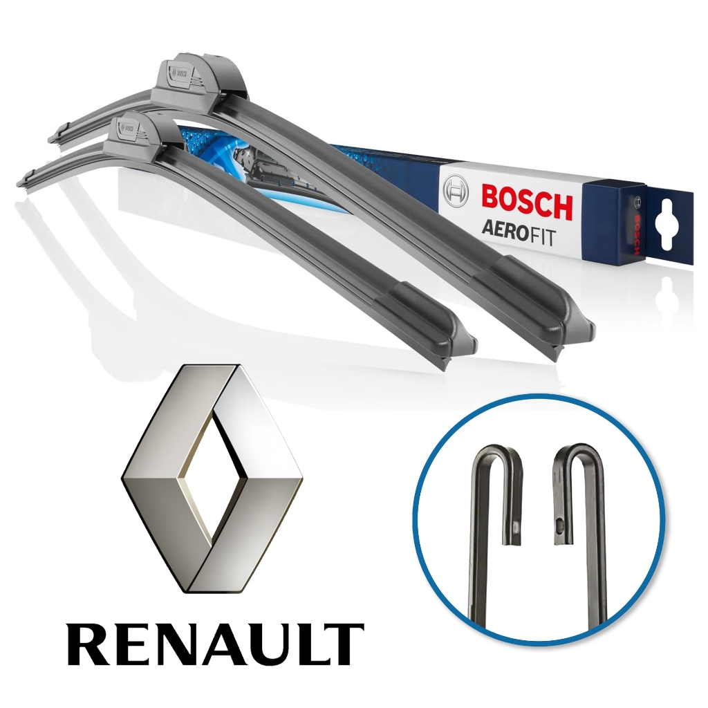 Par de Palheta Limpador de Parabrisa Aerofit Grancho Original Bosch Renault em Oferta na Shopee