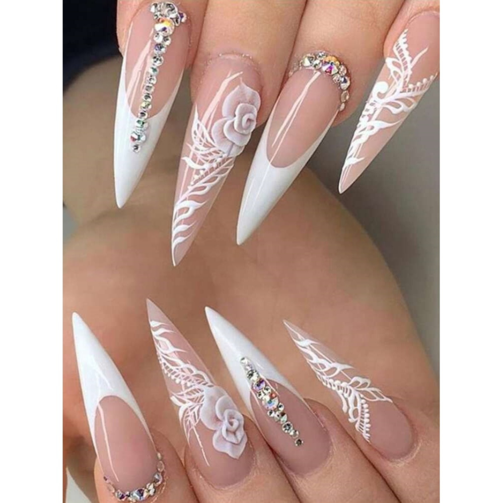 Cartela Strass Pedrinhas 6 Tamanhos Para Decoração De Unhas Nail Design - SQ7955