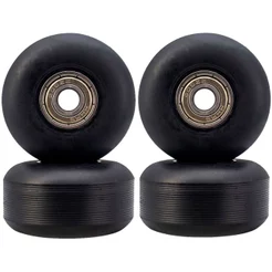 Roda Do Reformer Pilates Carrinho - Vertical Menor 50mm com 4 Rodas e 8 Rolamentos 608ZZ Abec