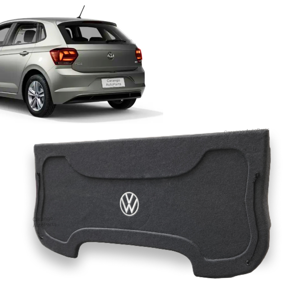 Tampão Porta Malas VW Polo 2017 A 2022 Grafite em Oferta na Shopee