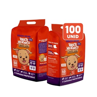 Tapete Higiênico Espaço De Bicho Shopito Oficial 100 Unidades Envio Imediato em Oferta na Shopee