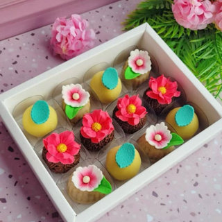 10~50  Caixas Embalagem Moldura 12 Doces Com Visor em  Acetato BRANCA 15,5x11,5x4 - Ref. 34 em Oferta na Shopee