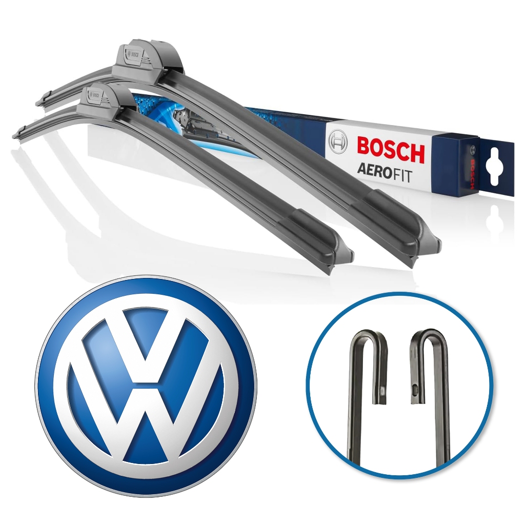 Par de Palheta Limpador de Parabrisa Aerofit Grancho Original Bosch Volkswagen em Oferta na Shopee