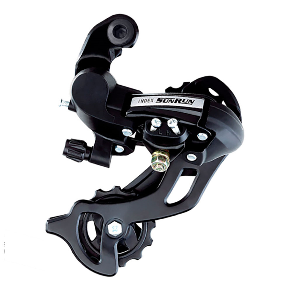 Câmbio Traseiro Sunrun Bike Mtb Para 21/24 Vel Mega Range Sem Gancheira