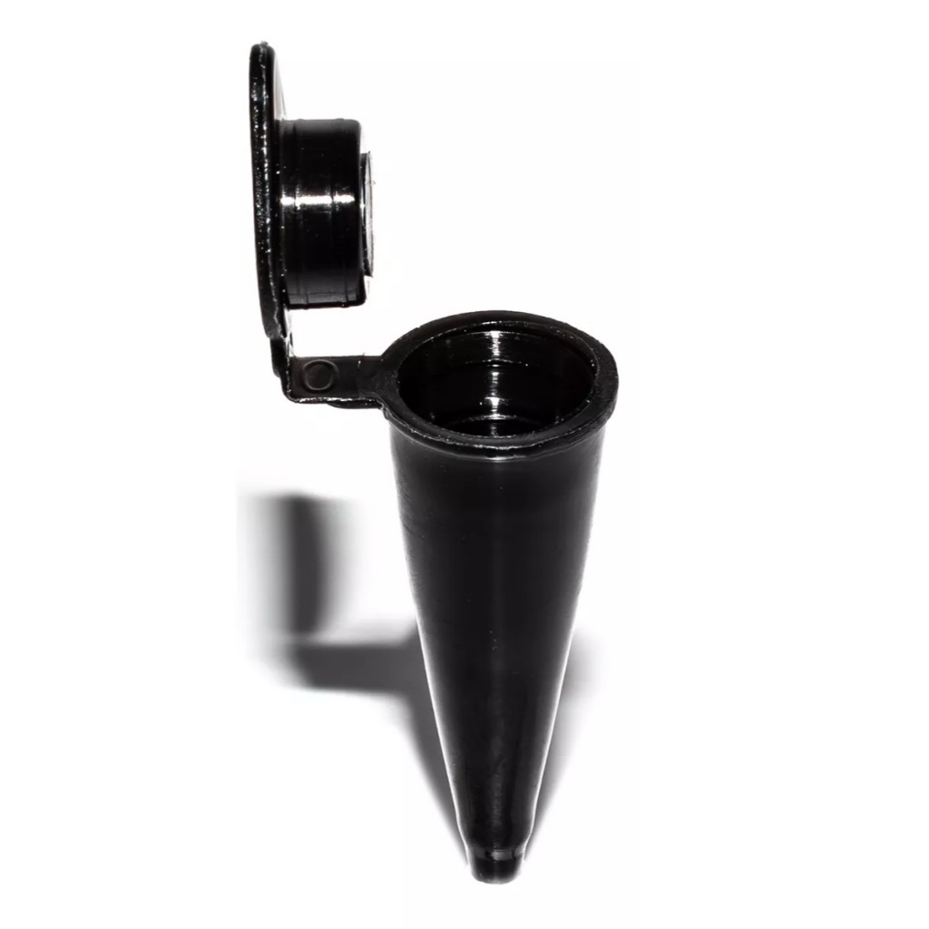 Flaconete Microtubo pino epp 0,65 pct 1000 PRETO Eppendorf