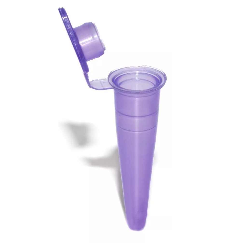 Microtubo Eppendorf Capsula Pino 0,38 Ml LILÁS ROXO C/1000