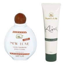 Loção Corporal New Love e Sabonete Klim Nawts Life
