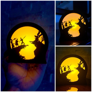 Luminária Geek de mesa Harry Potter - O Conto dos 3 irmãos - The Tale of the Three Brothers em Oferta na Shopee