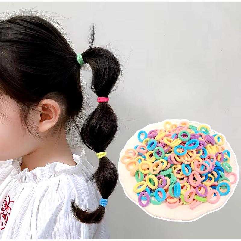 Xuxinha Amarrador Kit 200 unidades Prendedor de Cabelo Pequeno Liguinha de Meia Elástico Criança Pet em Oferta na Shopee