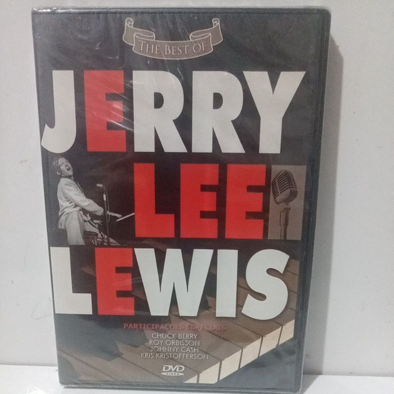 Dvd Jerry Lee Lewis The Best Of Participações Chuck Berry,Roy Orbison,Johnny Cash Lacrado de Fabrica Original