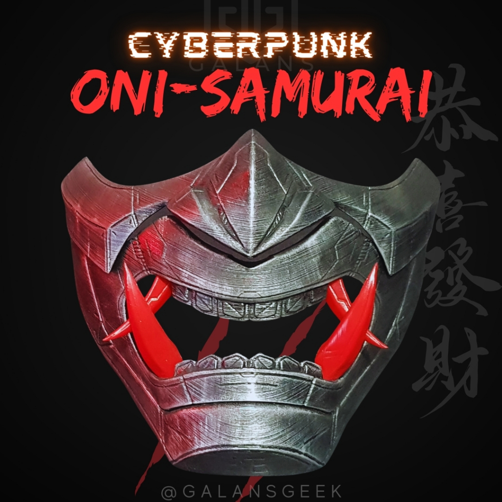 Máscara Cyberpunk Samurai: Onde Comprar | BuscaProdutos