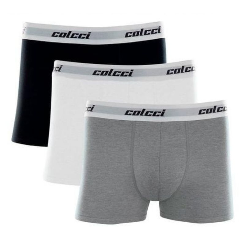 Cueca Box Masculina Algodão Kit 3 unidades