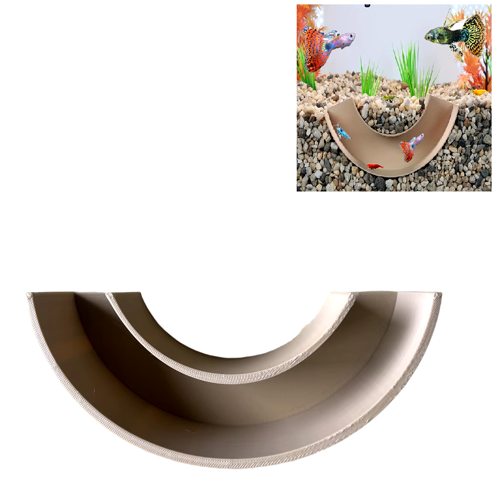 Tunel Toca para Peixes e Camarão Neocaridina em Oferta na Shopee