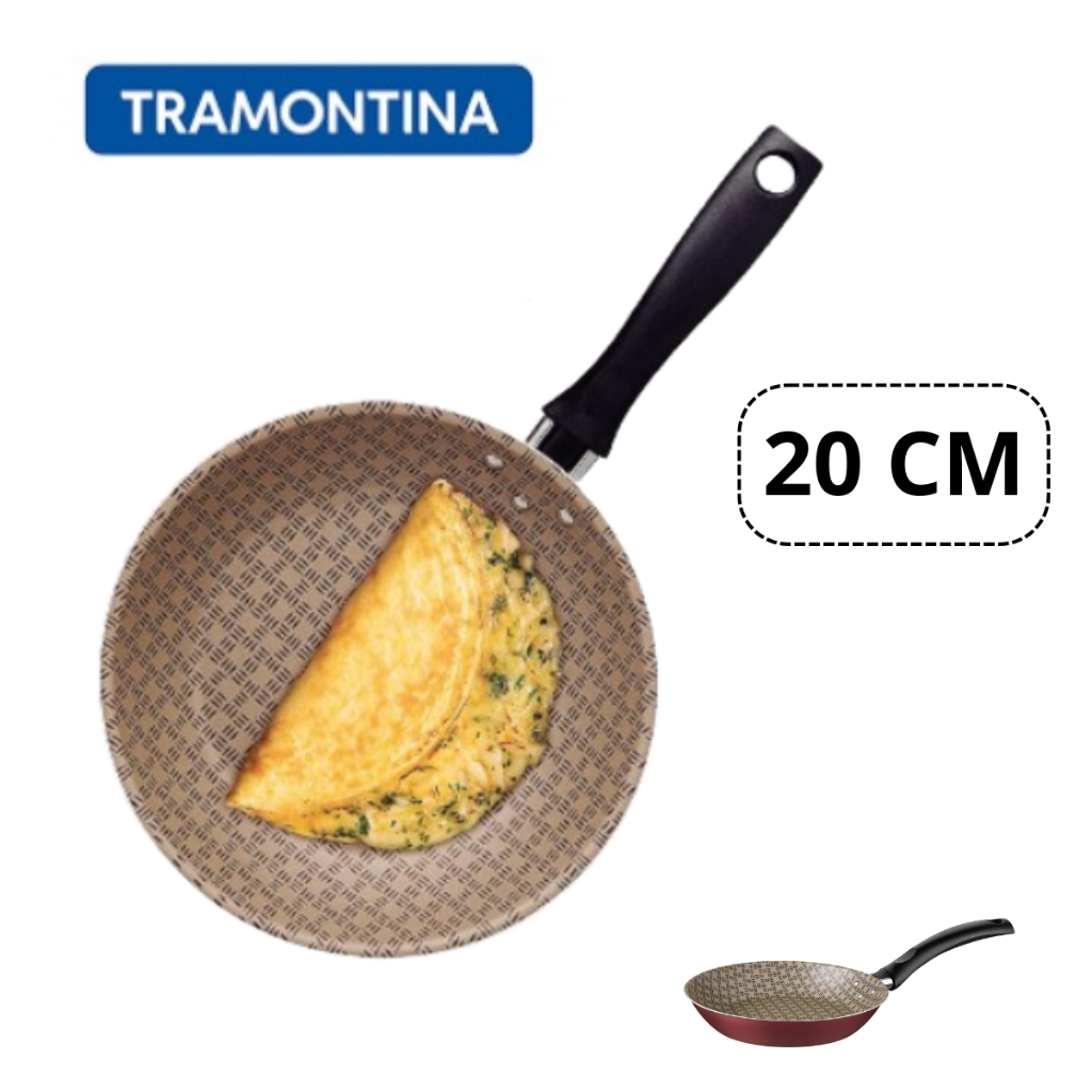 Frigideira Tramontina Turim em Alumínio Antiaderente Starflon Max Vermelho 20 cm 0,8L
