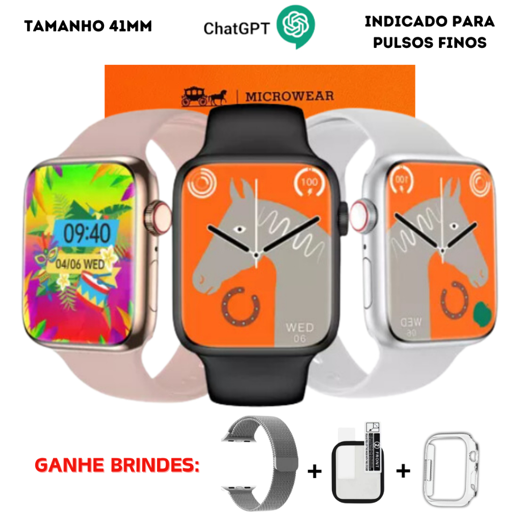 Smartwatch W59 Mini 41mm - Comprar com Melhor Preço em Aparelhos Vestíveis