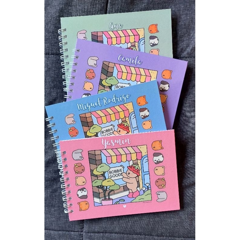 Livro de Colorir Bobbie Goods A5 50 Folhas Grossas e Capa dura Caderno de Desenho Pintura ...