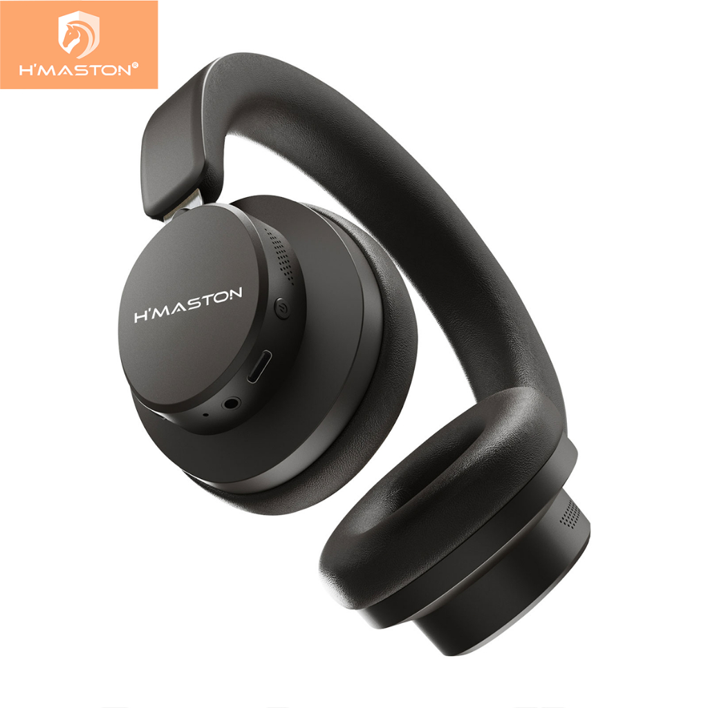 H'maston SN28 Headphone Sem Fio Bluetooth Cancelament Ruído Ativo Resistente Suor Poeira - Audio