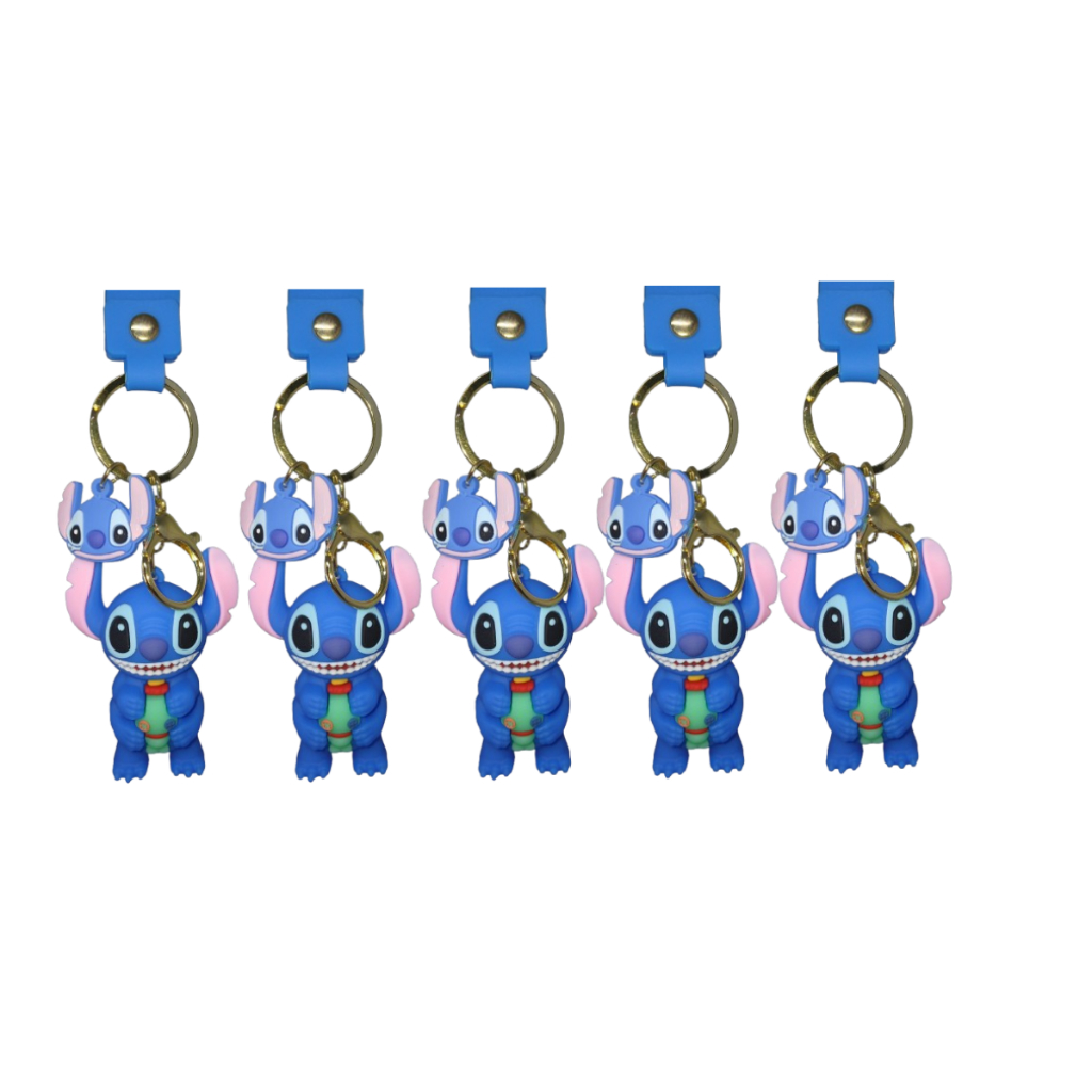 Kit 5 Chaveiros Lilo Stitch Para Revenda Atacado