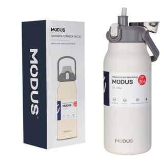 Modus Garrafa Termica de Aço Inoxidável Isolada de Grande Capacidade com Canudo 1700ml em Oferta na Shopee