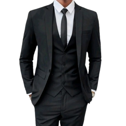 Terno Oxford Slim Masculino - Calça+Paletó+Colete+Barato em Oferta na Shopee