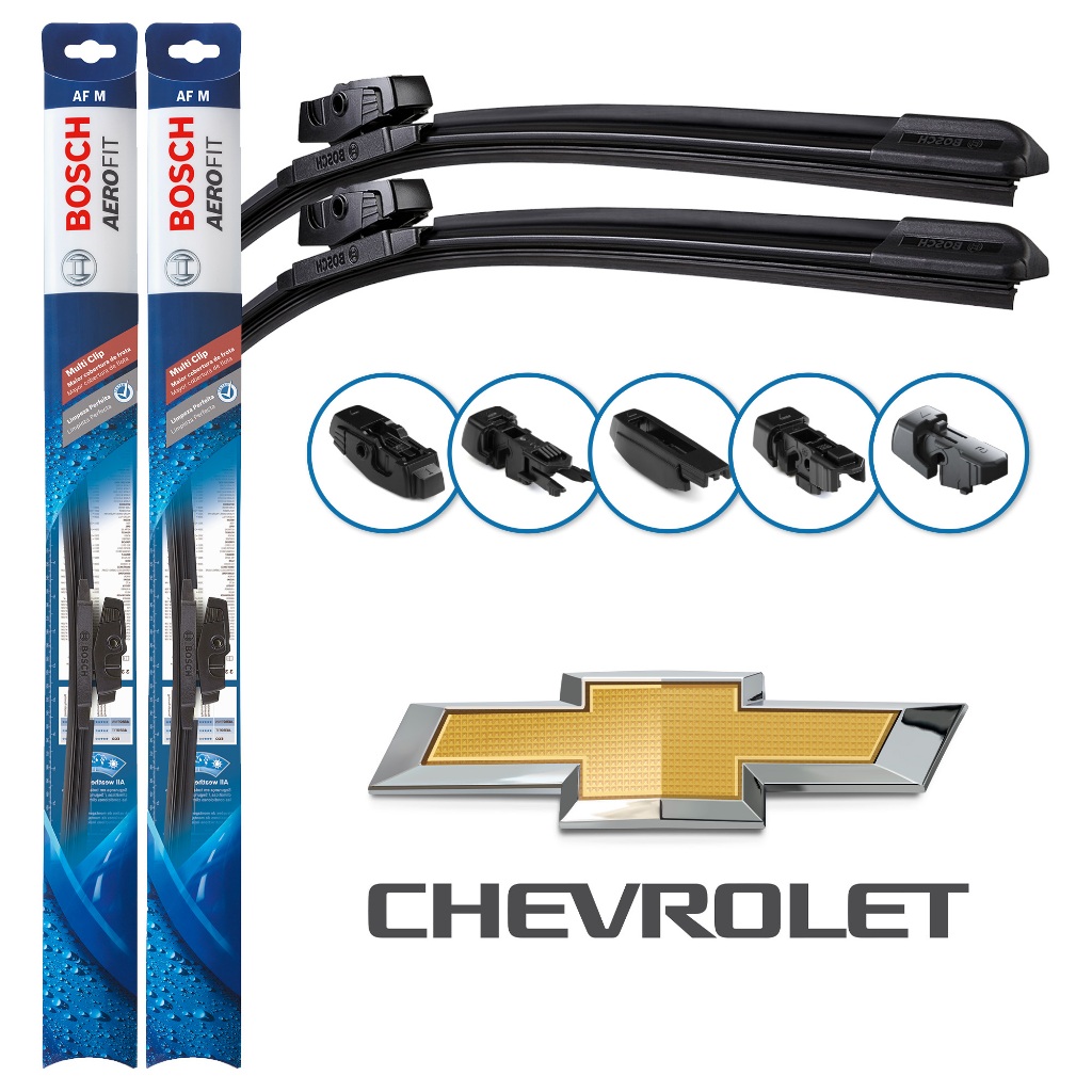 Par de Palheta Limpador de Parabrisa Multiclip Original Bosch Chevrolet em Oferta na Shopee