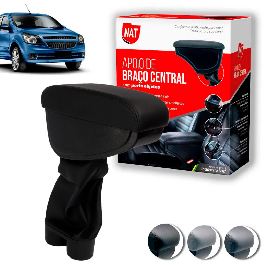 Apoio de Braço Agile Ano 2010 Até 2014 C/ Porta Objeto em Oferta na Shopee