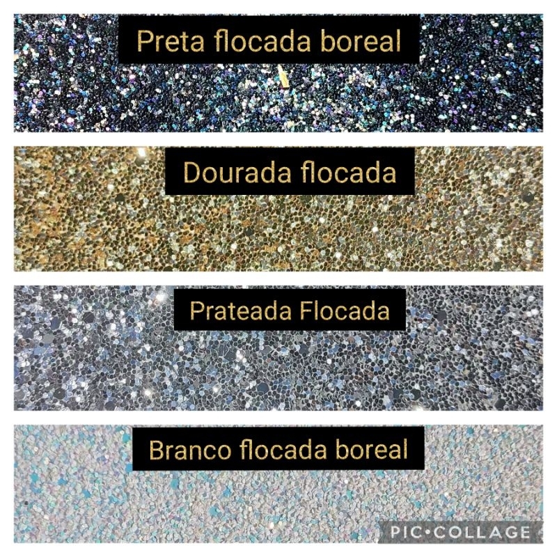 Lonita glitter 24x40 4 placas para chinelos, laços decoração