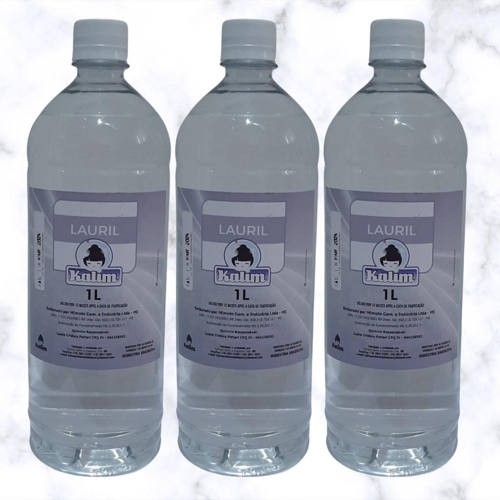 Lauril De 1ª Linha 3 Litros Formador de Espuma Para Sabonete Detergente E Sabão