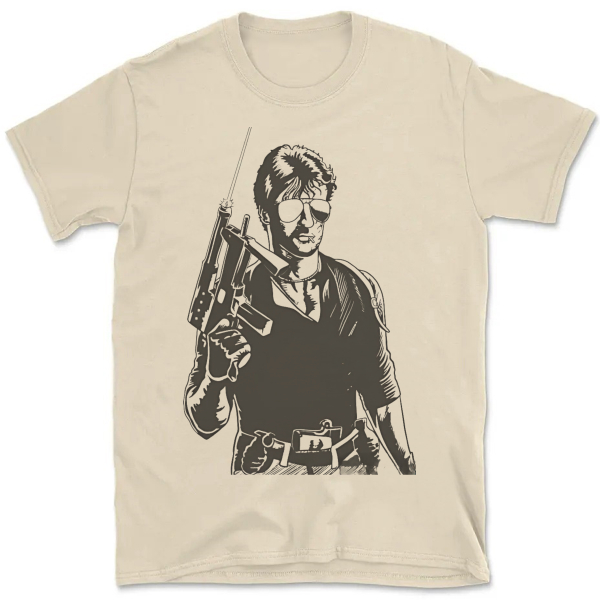 Camiseta Vintage Unissex Stallone Cobra Sylvester Stallone Poster A274