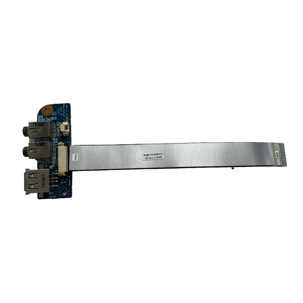 Placa de audio som + usb Notebook Itautec Infoway W7520 w7420 Megaware Meganote Kripton