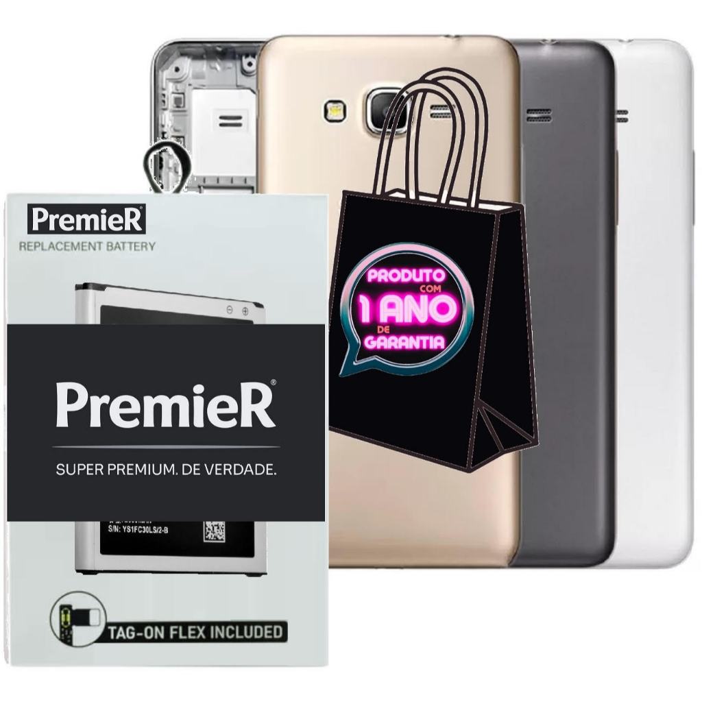 Battria Compatível Com Galaxy Gran Prime G531 Sem TV + Maior Duração + Carcaça!