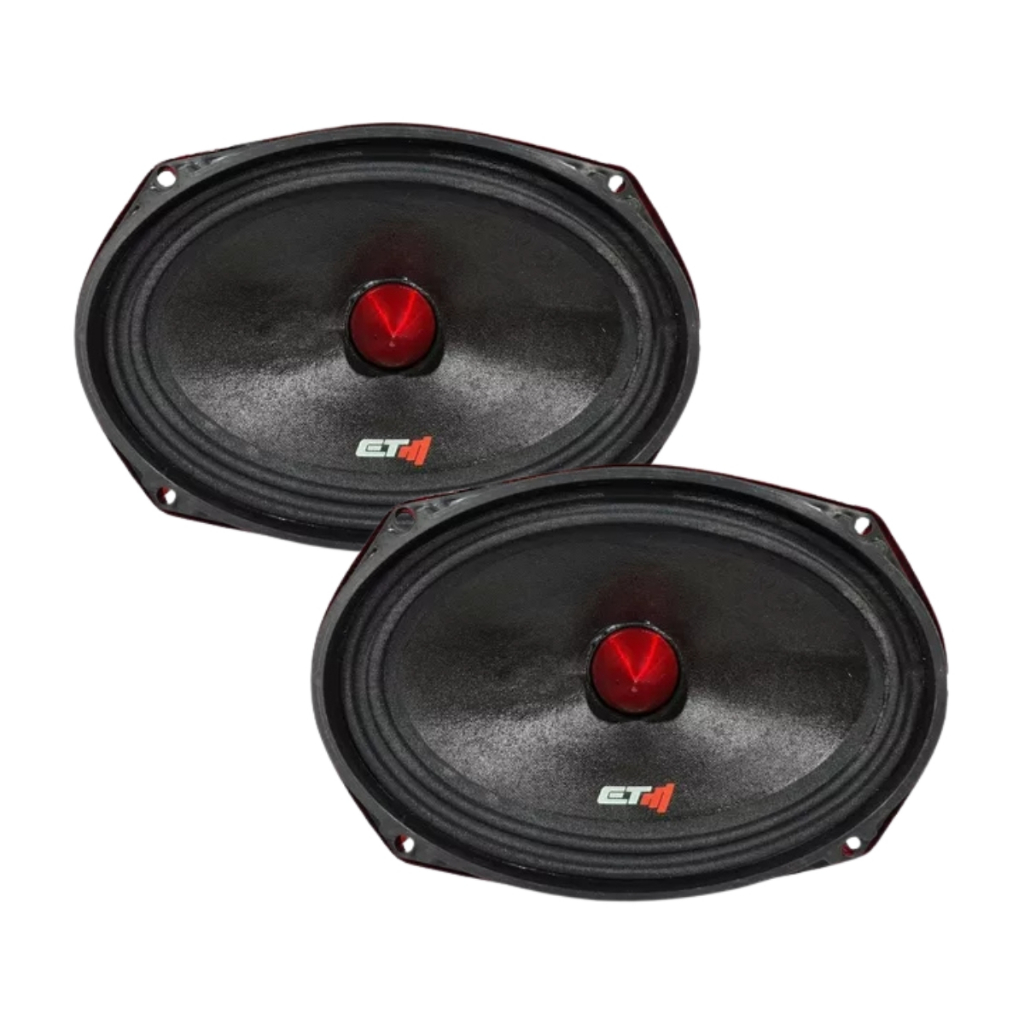 Par De Alto Falantes Woofer Etm Red 6x9 4 Ohms 220w Rms Cada