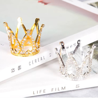 Coroa TAMANHO PEQUENO 3.5CM Decorativa Fotos Nail Design Manicure Lembranças - SQ6072 em Oferta na Shopee