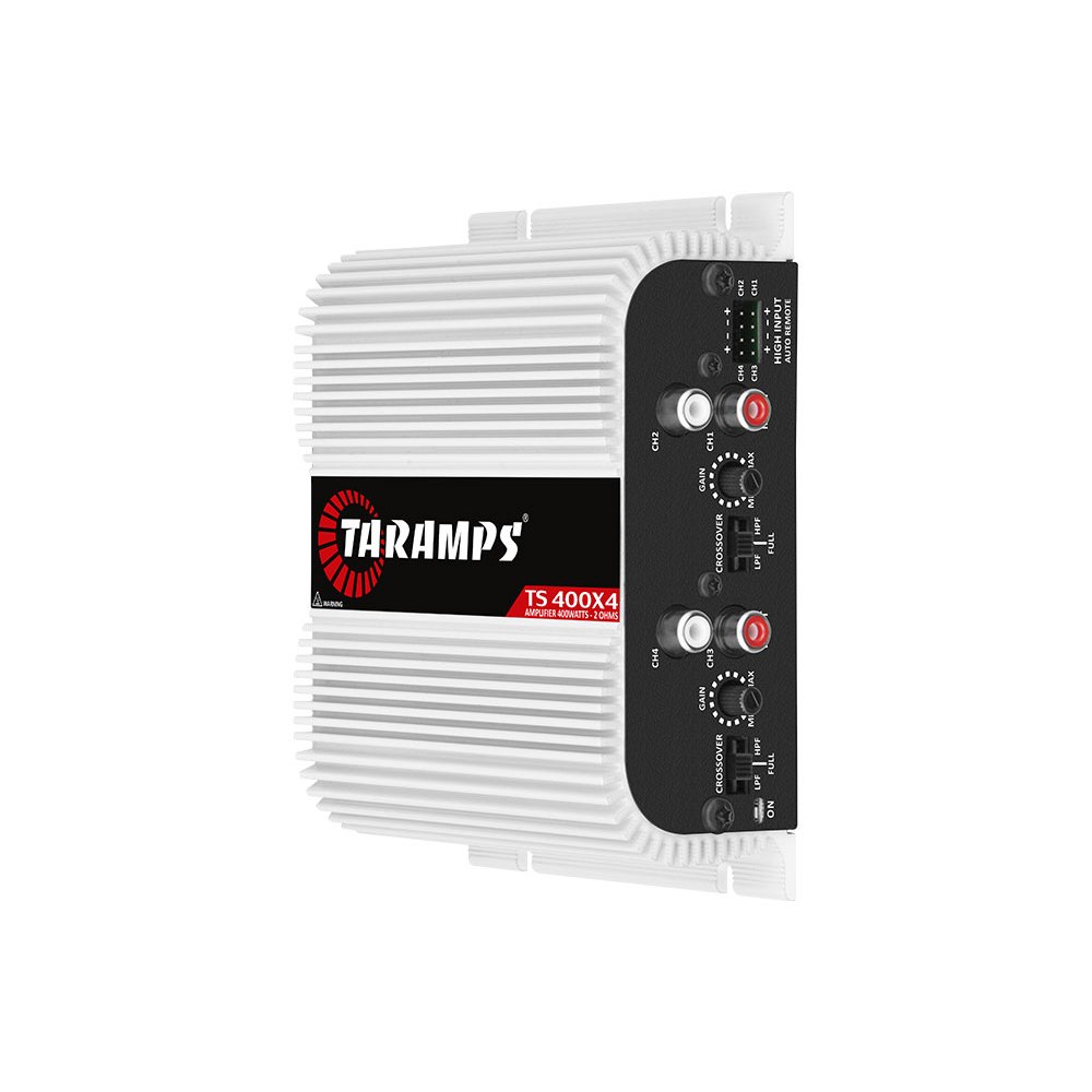 Módulo Amplificador Automotivo TS 400 X 4 Canais COM ENTRADA FIO 400 Watts RMS 2 Ohms - TARAMPS