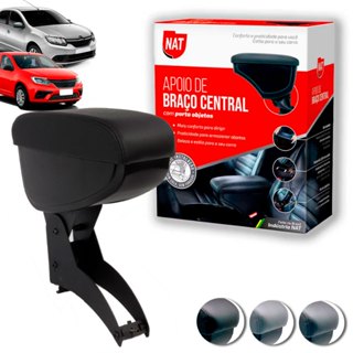 Apoio de Braço Logan E Sandero 2007 Até 2023 C/ Porta Objeto em Oferta na Shopee