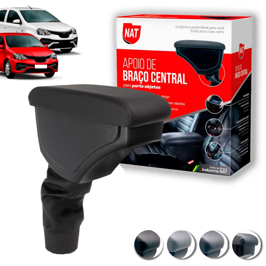 Apoio de Braço Etios 2013 Até 2021 C/ Porta Objeto em Oferta na Shopee