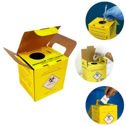 Caixa Coletora Para Material Perfuro Cortante 1,5 Litros Descarpack