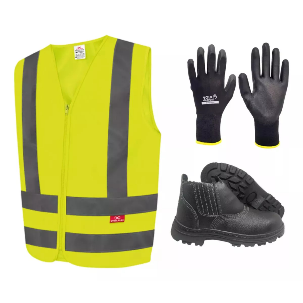 Kit Epi Para Entregador Botina Luva Colete em Oferta na Shopee