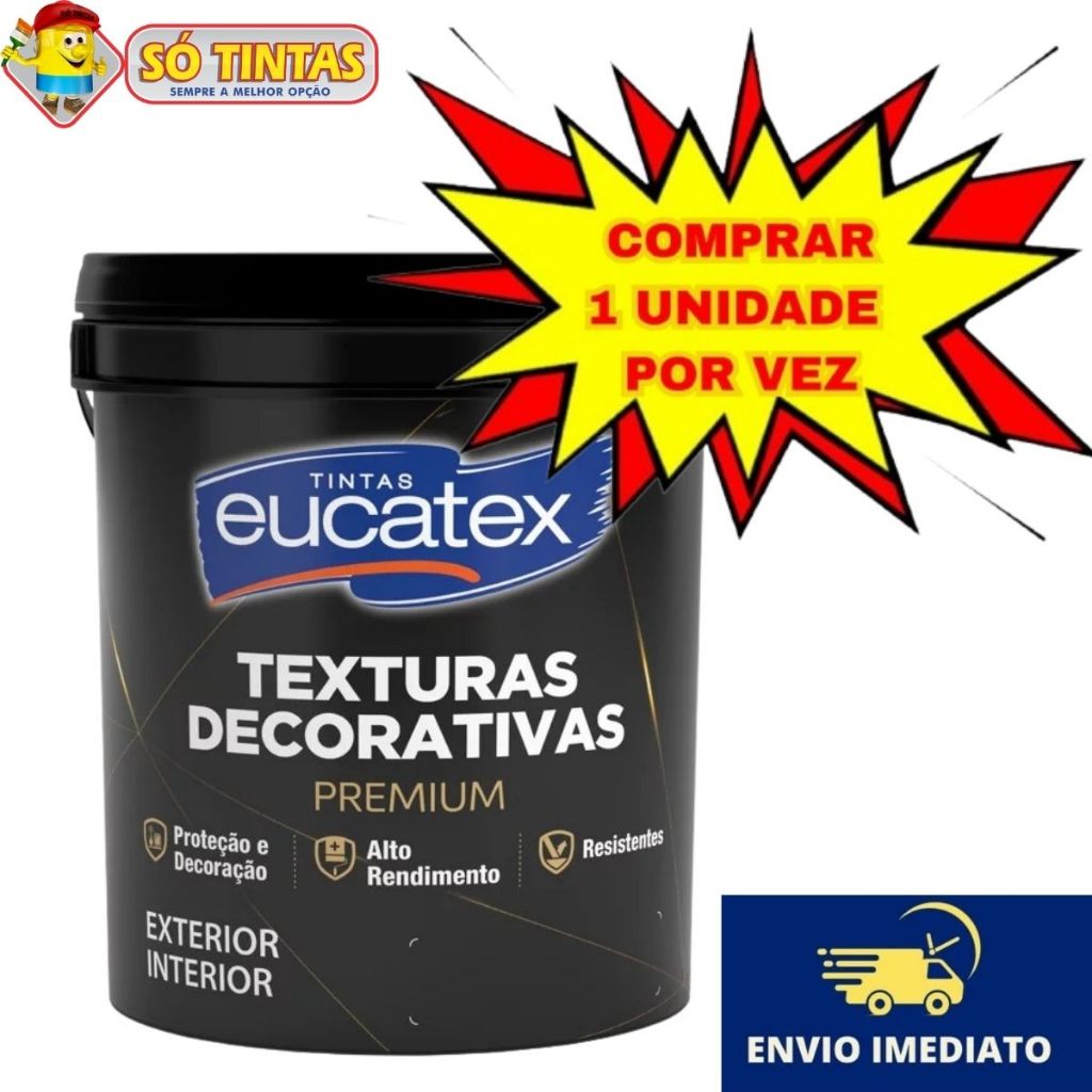 Textura Desenho Premium Eucatex 15L 23Kg Lavável em Oferta na Shopee