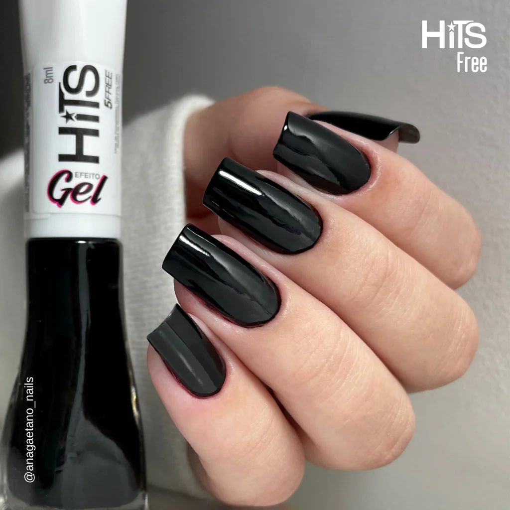 Esmalte HITS preto paixão antiga