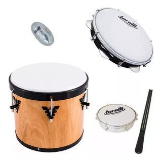 Kit Pagode E Samba Pandeiro Repique Tamborim E Ganza