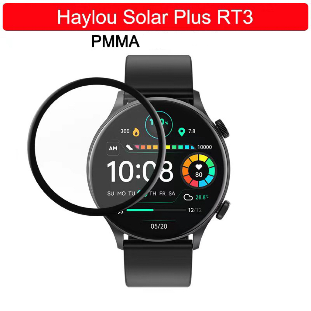 Película Nano 3d Borda Curvada Smartwatch Haylou Solar Plus RT3/LS16
