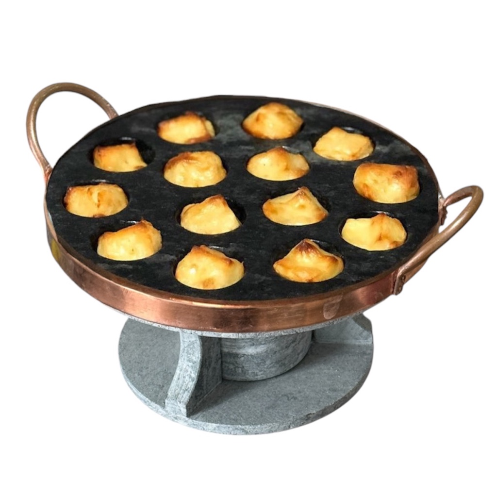 Fondue Provolera 22 Cm Pedra Pra Queijos E Rechaud Em Pedra Sabão