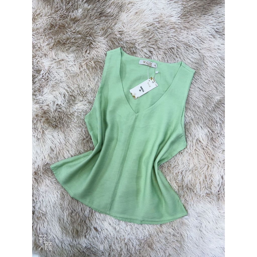 Blusa Feminina Social Regata Alça Larga Tecido Marrant Tendência Moda em Oferta na Shopee