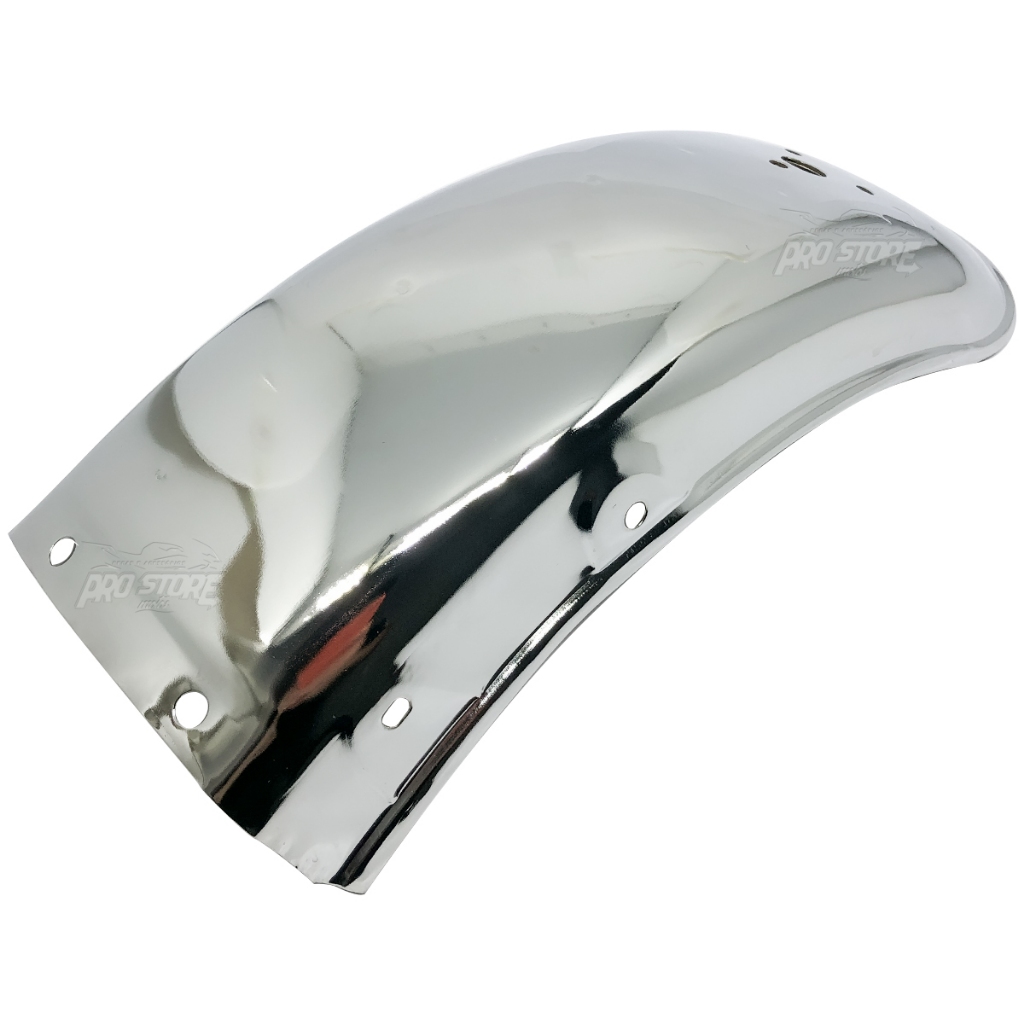 Paralama Traseiro Suzuki Intruder 125 2002 a 2010 De Ferro Cromado.